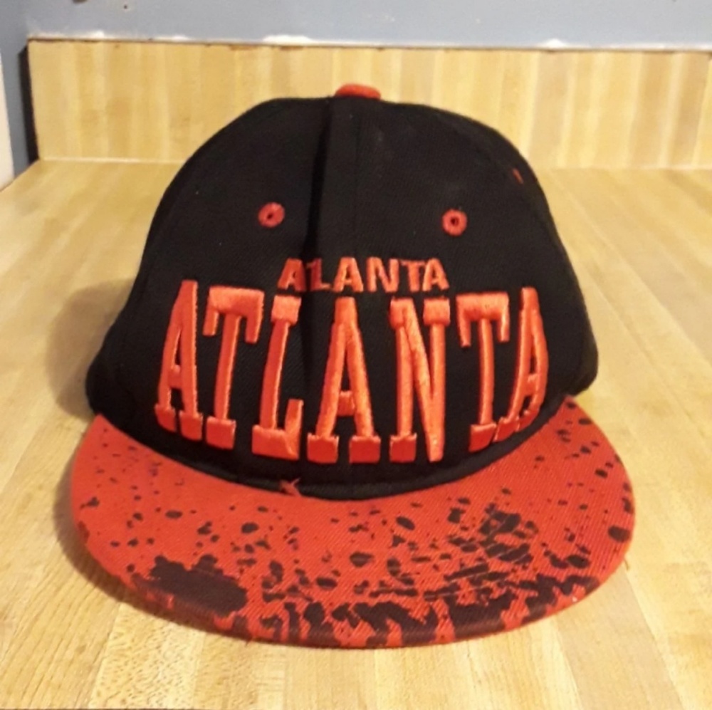 Black and Red ATL Snap Back